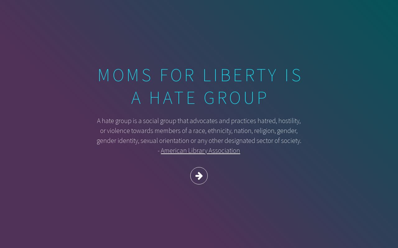 Moms for Liberty is a hate group
